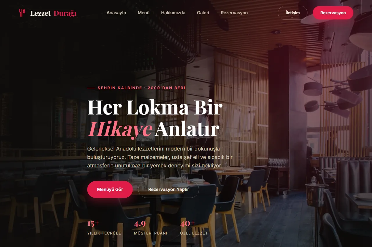 Lezzet Durağı teması